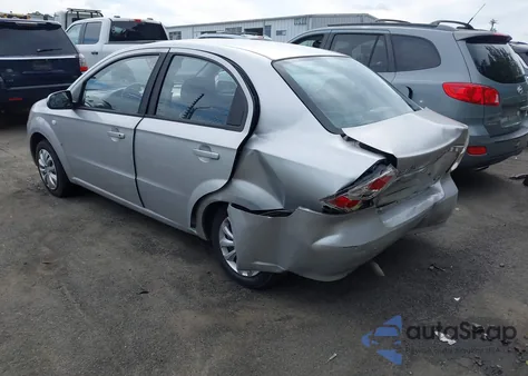 2007 Chevrolet Aveo Ls z USA, uszkodzony, nr VIN KL1TD56617B175860